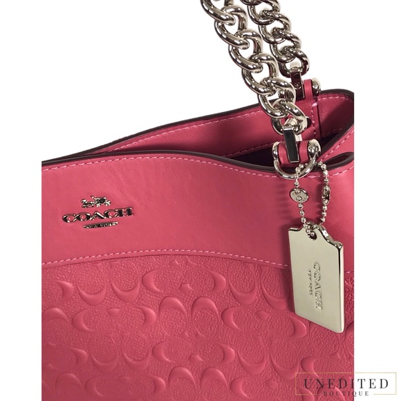 NWT - COACH Lexy Chain Shoulder Bag, Strawberry - Picture 6 of 8